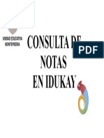 Consulta de Notas en Idukay