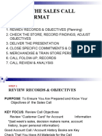 Steps of The Sales Call 7 Steps Format