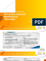 Encuentro Cipas # 2 Matemáticas Discretas