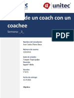 Coach con coachee sobre objetivos de comunicación efectiva