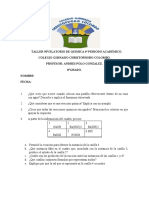 TALLER NIVELATORIO, 8, Quimi 4 Peri