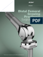 Distal Femoral Growing Prosthesis: Surgical Protocol