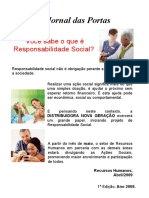 1º Jornal das Portas - responsabilidade social