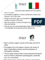 Italy: The Land
