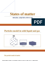 States of Matter: Solid, Liquid and Gas