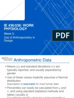 3 - Use of Anthropometry in Design
