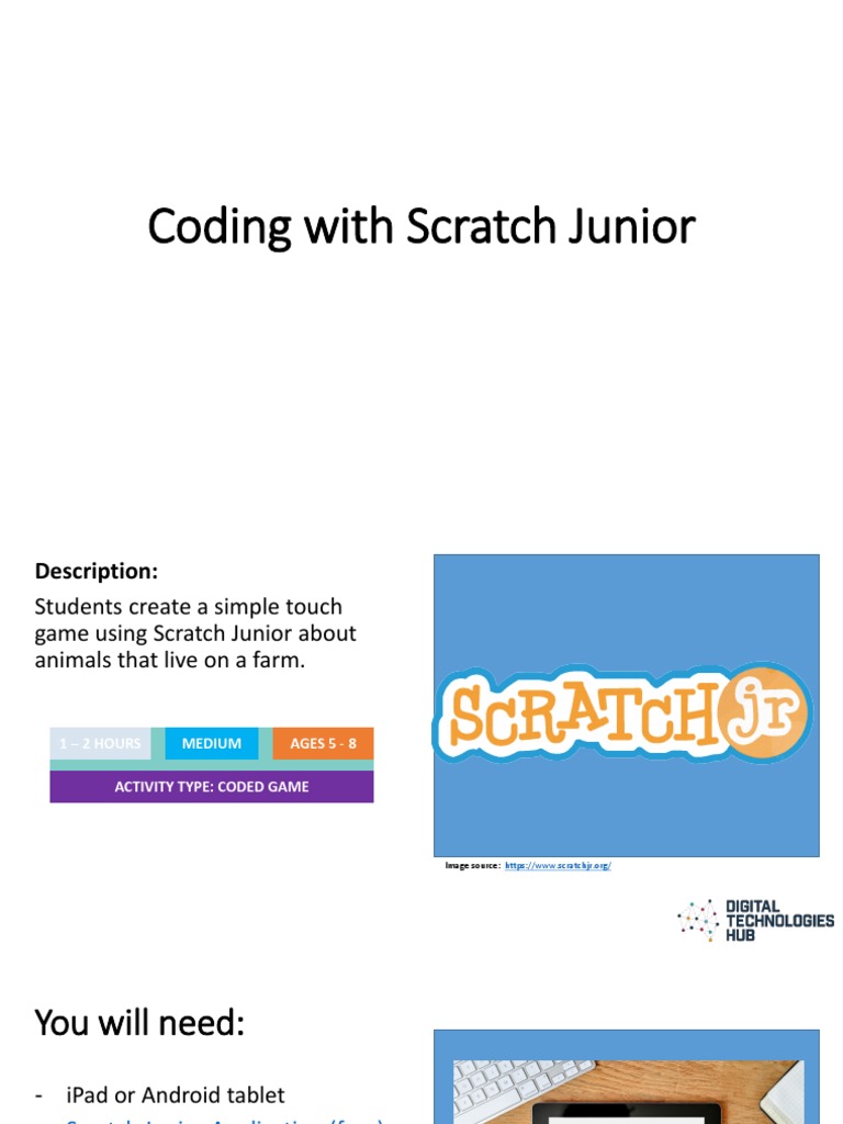 Parent Guide Animal Game Scratch Junior White BKGD PDF Scratch