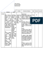 PLANIFICACIÓN  Segundo A CLASE