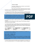 Balance masa energía procesos fluidos