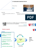 Gestión Y Tecnología Constructiva 04: Mg. Ing. Pedro Luis Rojas Díaz