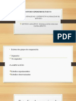 ESTUDIO EPIDEMIOLÓGICO Diapositivas