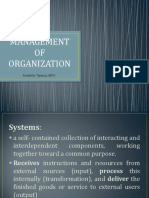 Topic 2 - Management of Organization