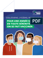 Affiche Pour Une Ann e Scolaire en Toute S R Nit On Se Fait Vacciner 93524