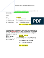 Ejercicios de Presion Hidrostica - Alumnos