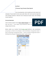 Formula Dan Fungsi Dalam Excel