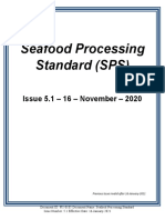 PI - Standard - Seafood Processing Standard - Issue 5.1 - 16-November-2020