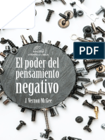 El Poder Del Pensamiento Negativo