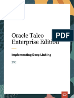 Oracle Taleo Enterprise Edition: Implementing Deep Linking