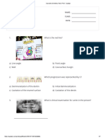 Operative Dentistry Test - Print - Quizizz