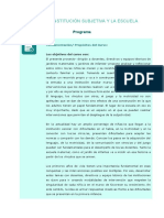 Curso - La Constitución Subjetiva y La Escuela - Documentos de Google