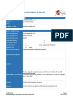 Diagnostico ISO 9001 2015 - Resultados