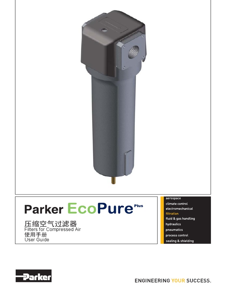 Compressed Air Filter User Guide | PDF | Valve | Water Purification