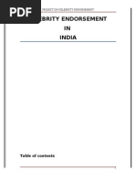 Download Celebrity Endorsement in India by vikeshjha18 SN52766700 doc pdf