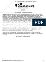 ¿A Qué Se Refería Jesús Cuando Dijo, "No Pasará Esta Generación" - para Imprimir