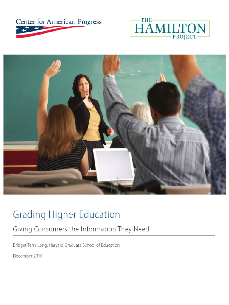 Grading Higher Education Pdf Higher Education In The United States