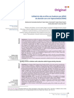 Calidad de Vida en Niños Con Déficit de Atención