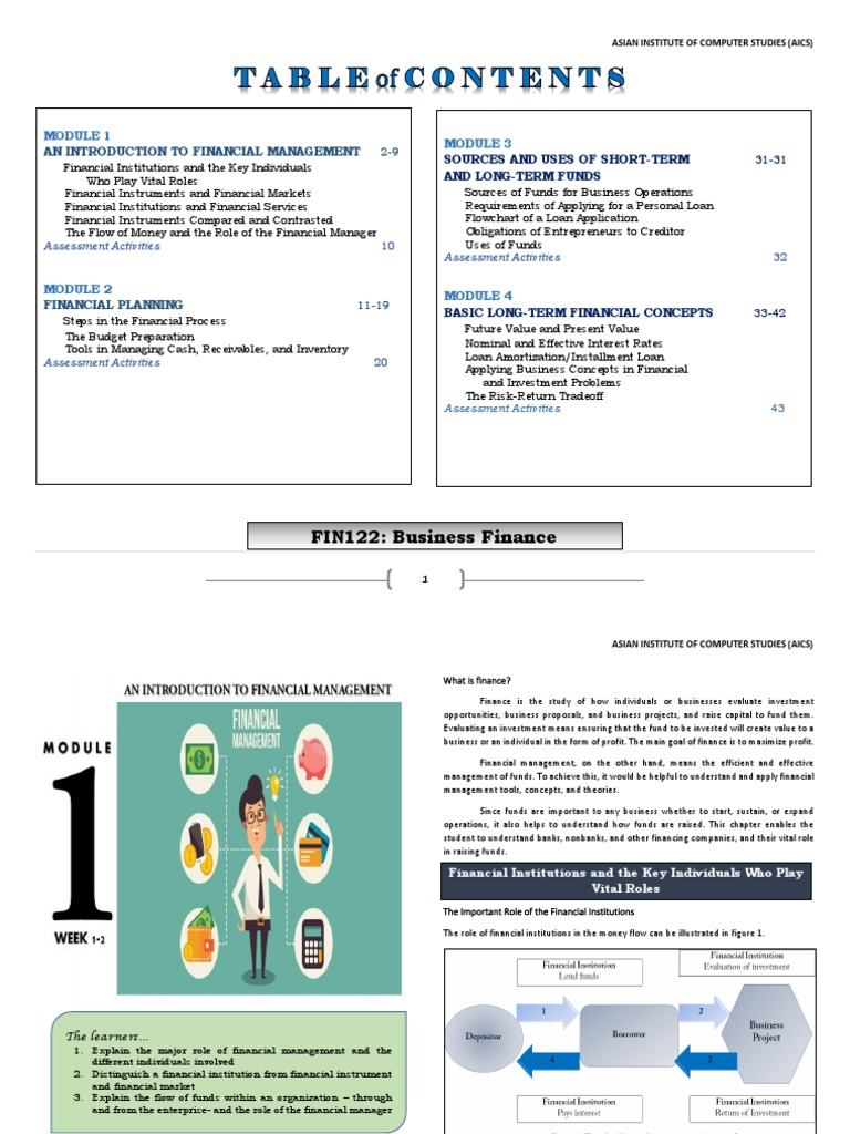 Week-1-7 CM MDL 3q Fin122 | PDF | Bonds (Finance) | Stocks