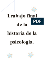 Trabajo Final de La Historia de La Psicología Isaura