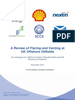 A Review of Flaring and Venting at UK Offshore Oilfields