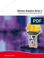 Kämmer Actuators Series 4: Pneumatic and Electropneumatic