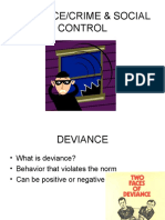 Deviance/Crime & Social Control