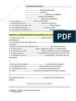 Francaiscom Test Unite 7 Controle Devaluation Exercice Grammatical - 80330