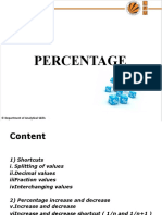 Percentage: © Department of Analytical Skills