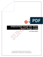 Sunplus SPHE8107H 8107S SoundBar DEMO Board Design Guide V1.0