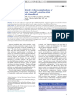 Perioperative antibiotics for impacted third molar extraction