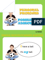 Personal Pronouns and Possessive Adjectives