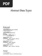 Abstract Data Types