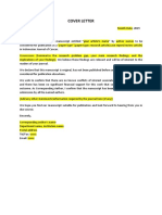 Research Manuscript Template