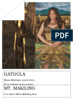 Gatdula Mt. Makiling: Maria Makiling's Mortal Lover. He Is A Farmer and A Hunter
