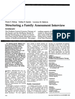 Structuring A Family Asesment Interview