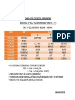 Schedule For H.Y Exam (3,4,5) - 1