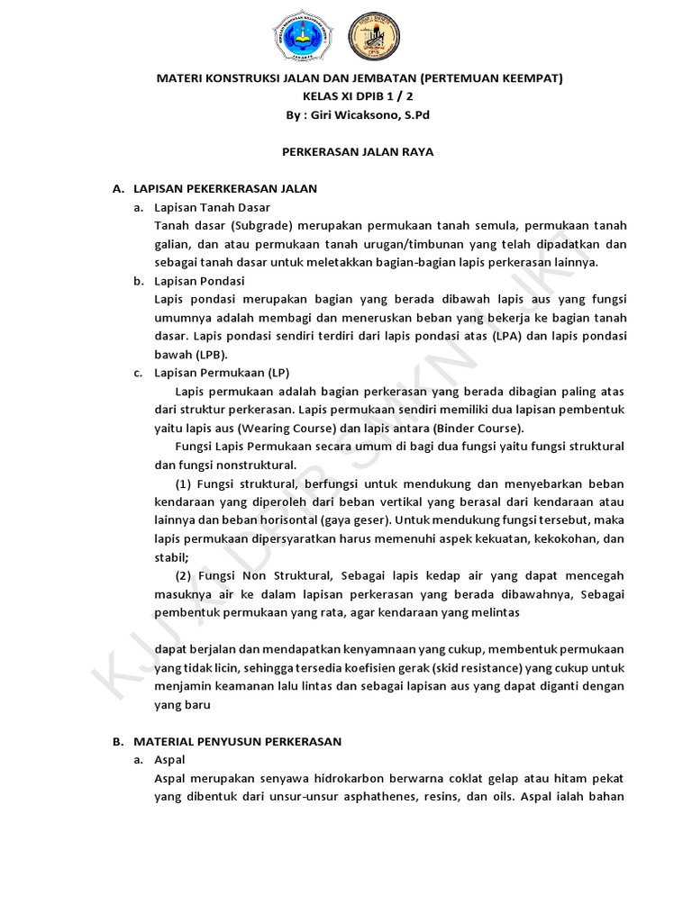 Materi p4 KJJ Xi Dpib | PDF