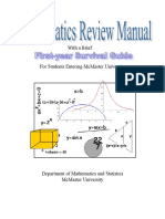 Math Review Manual