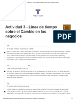 Actividad 3 - Línea de Tiempo Sobre El Cambio en Los Negocios - Timeto