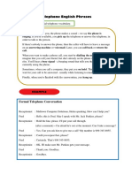 Telephone English Phrases: Ringing. If You're Available, You Pick Up The Telephone or Answer The Telephone, in