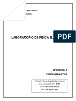 INFORME Fuerza Magnetica